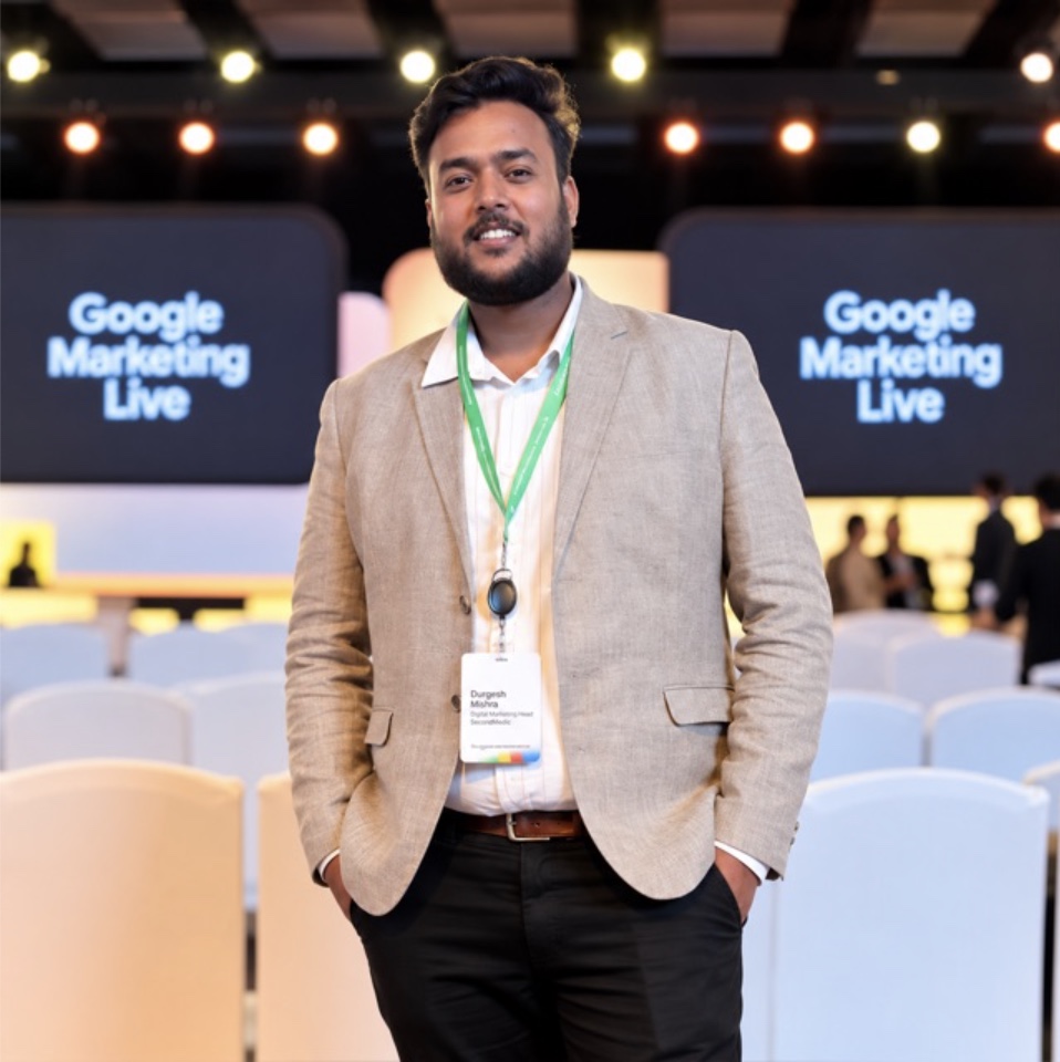 Durgessh Misra at Google Marketing Live
